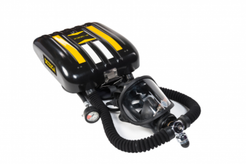 Sebazáchranné prístroje / P-30EX (closed-circuit compressed-oxygen self-contained breathing apparatus). - foto
